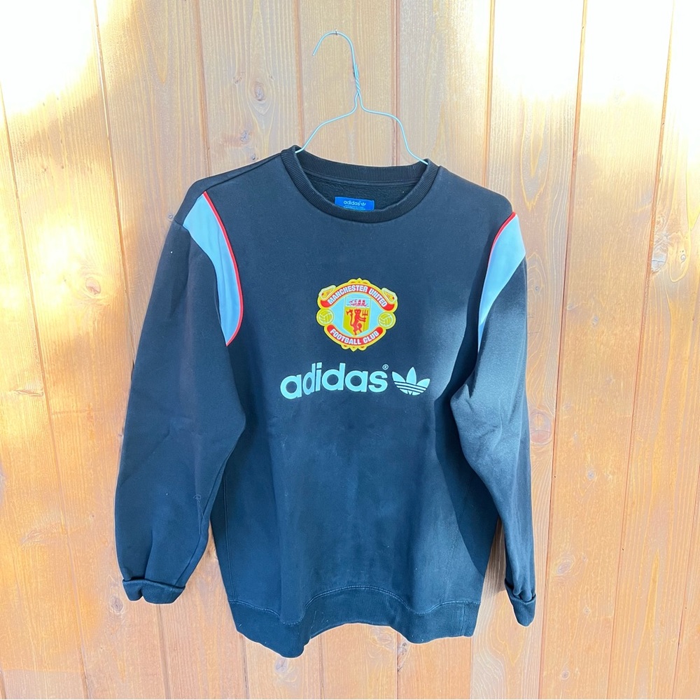 Vintage Adidas Trefoil Manchester United Crewneck (L)
